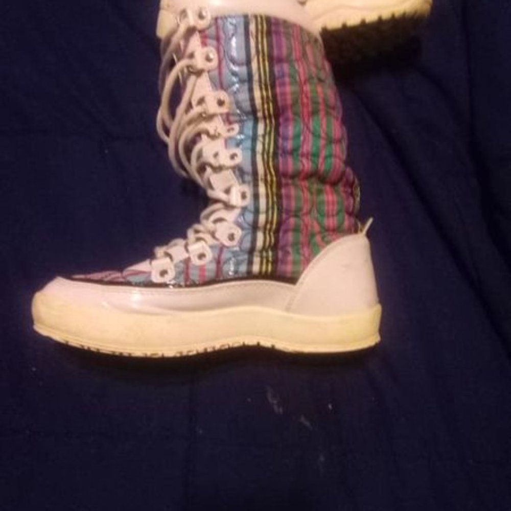 Coach Multi Colored Peggey Size 5 - image 2